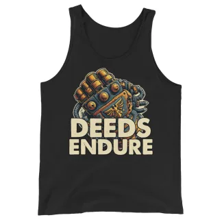 Deeds Endure Unisex Warhammer 40K Tank Top – Honor, Strength, and Legacy in Every Wear