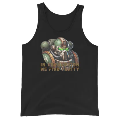 In Corruption We Find Purity Death Guard Unisex Tank Top – Embrace the Decay warhammer 40k nurgle chaos space marine