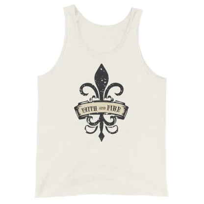 Faith and Fire Sisters of Battle Unisex Tank Top - Warhammer 40 adepta sororitas Fan Apparel