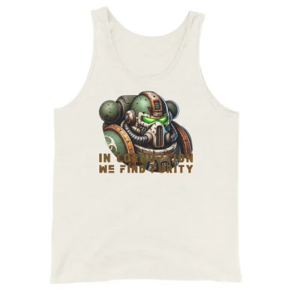 In Corruption We Find Purity Death Guard Unisex Tank Top – Embrace the Decay warhammer 40k nurgle chaos space marine