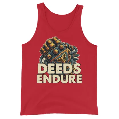 Deeds Endure Unisex Warhammer 40K Tank Top – Honor, Strength, and Legacy in Every Wear