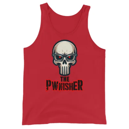 Pwnisher Unisex Tank Top – Dominate Every Game punisher marvel comics frank castle