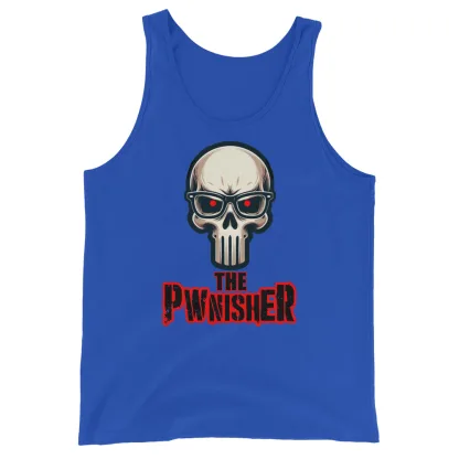 Pwnisher Unisex Tank Top – Dominate Every Game punisher marvel comics frank castle