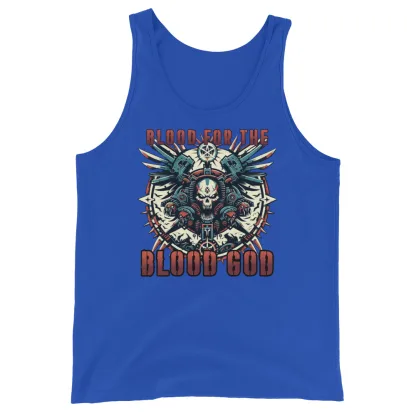 Warhammer 40k Khorne world eaters Blood for the Blood God Unisex Tank Top – Unleash Your Inner Warlord!