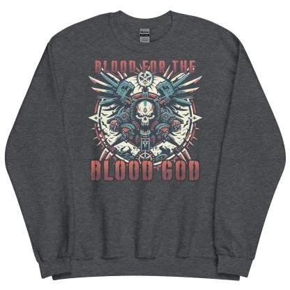 Blood for the Blood God Unisex Sweatshirt – Embrace the Chaos! - Image 4