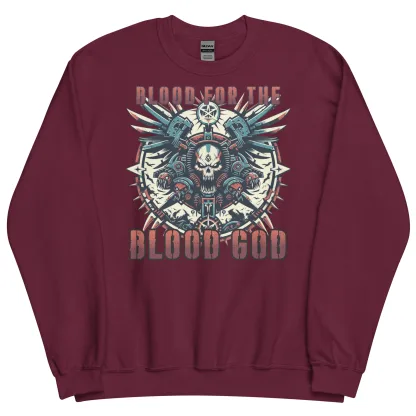 Blood for the Blood God Unisex Sweatshirt – Embrace the Chaos! - Image 2