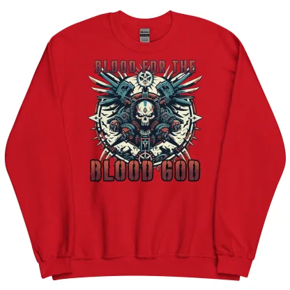 Blood for the Blood God Unisex Sweatshirt – Embrace the Chaos! - Image 3