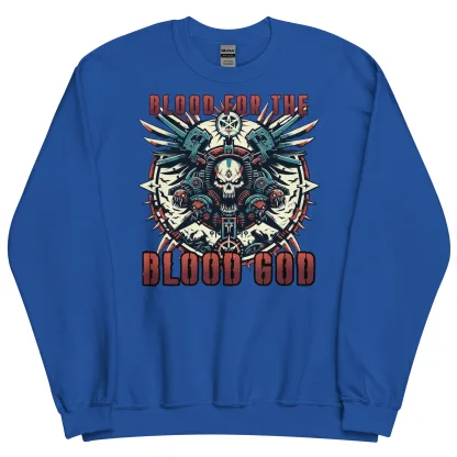 Blood for the Blood God Unisex Sweatshirt – Embrace the Chaos! - Image 5