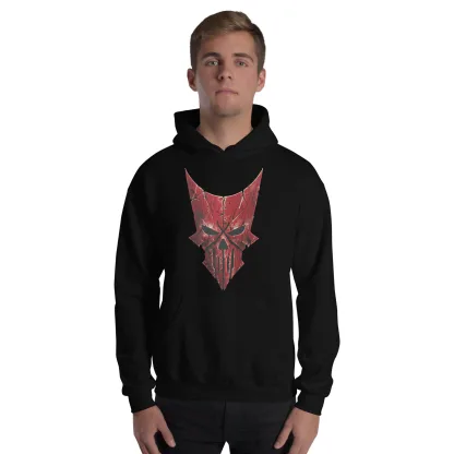Khorne Daemon Face Unisex Hoodie – Embrace the Fury of the Blood God warhammer 40k chaos space marine