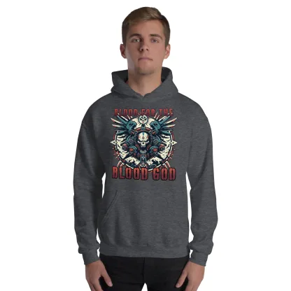 Blood for the Blood God Unisex Hoodie – Embrace the Fury of Khorne warhammer 40k chaos space marine world eaters