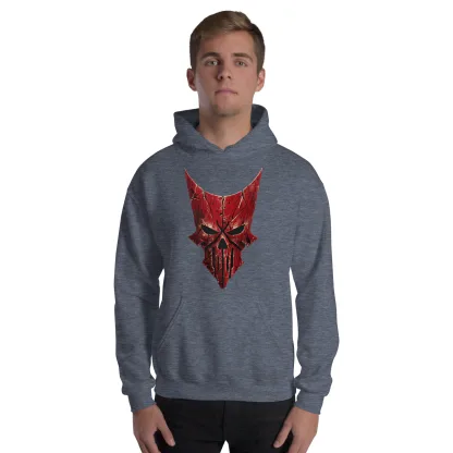 Khorne Daemon Face Unisex Hoodie – Embrace the Fury of the Blood God warhammer 40k chaos space marine