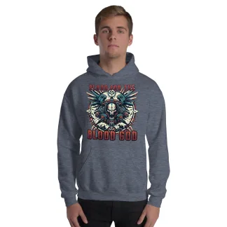 Blood for the Blood God Unisex Hoodie – Embrace the Fury of Khorne warhammer 40k chaos space marine world eaters