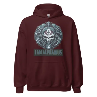 warhammer 40k chaos space marine I Am Alpharius Unisex Hoodie - Embrace the Alpha Legion’s Shadow