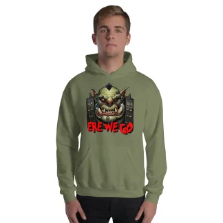 Ere We Go Ork Unisex Hoodie - Gear Up for WAAAGH! warhammer 40k