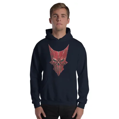 Khorne Daemon Face Unisex Hoodie – Embrace the Fury of the Blood God warhammer 40k chaos space marine