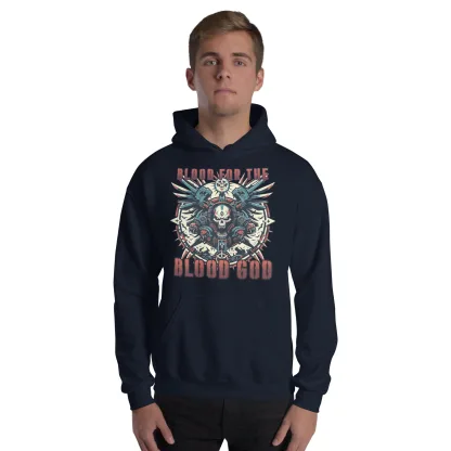 Blood for the Blood God Unisex Hoodie – Embrace the Fury of Khorne warhammer 40k chaos space marine world eaters