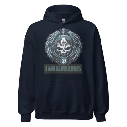 warhammer 40k chaos space marine I Am Alpharius Unisex Hoodie - Embrace the Alpha Legion’s Shadow