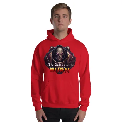 The Galaxy Will Burn Unisex Hoodie – Ignite Your Chaos Spirit warhammer 40k chaos space marine