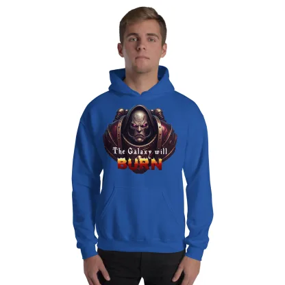 The Galaxy Will Burn Unisex Hoodie – Ignite Your Chaos Spirit warhammer 40k chaos space marine