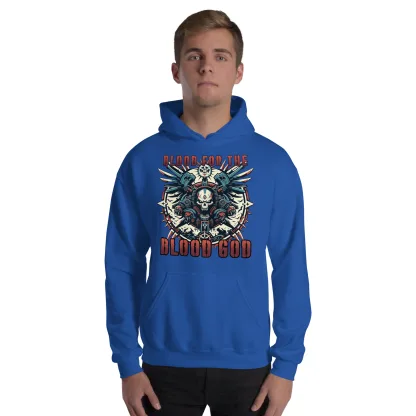Blood for the Blood God Unisex Hoodie – Embrace the Fury of Khorne warhammer 40k chaos space marine world eaters