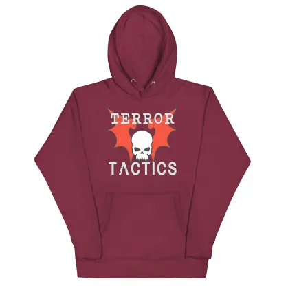 Terror Tactics Unisex Hoodie – Night Lords Inspired Apparel warhammer 40k