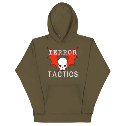 Terror Tactics Unisex Hoodie – Night Lords Inspired Apparel warhammer 40k