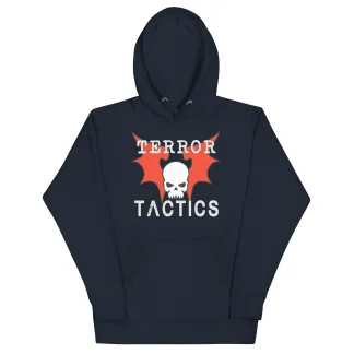 Terror Tactics Unisex Hoodie – Night Lords Inspired Apparel warhammer 40k