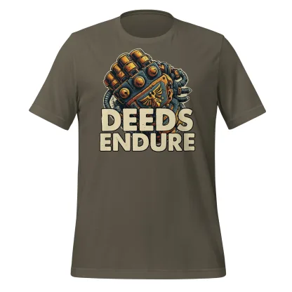 warhammer 40k space marine Deeds Endure Unisex T-Shirt – A Testament to Strength and Honor