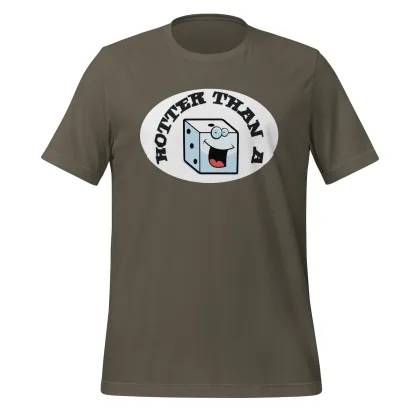 Hotter Than a Rolling Dice Unisex T-Shirt – Available in Multiple Colors dnd5e warhammer boardgame roleplay game funny Sizes