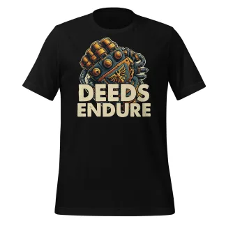 warhammer 40k space marine Deeds Endure Unisex T-Shirt – A Testament to Strength and Honor