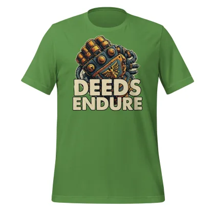 warhammer 40k space marine Deeds Endure Unisex T-Shirt – A Testament to Strength and Honor
