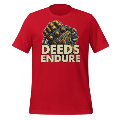 warhammer 40k space marine Deeds Endure Unisex T-Shirt – A Testament to Strength and Honor