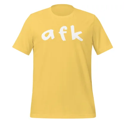 AFK Unisex T-Shirt – Perfect for Gamers Who Need a Break - Image 7