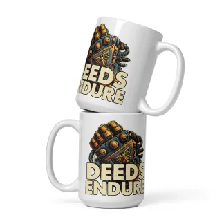 warhammer 40k space marine deeds endure ceramic coffee tea mug