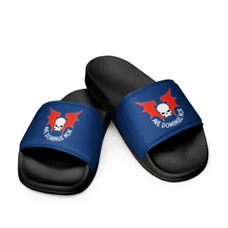 Stride into Darkness: Men’s Ave Dominus Nox Slides for Ultimate Comfort and Style warhammer 40K night lords
