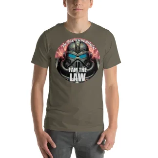 Necromunda Enforcer Unisex T-Shirt – Command Authority in the Underhive warhammer 40k adeptus arbites