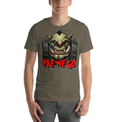 Ere We Go! Unisex Bella + Canvas 3001 T-Shirt for Ork Fans warhammer 40k warboss
