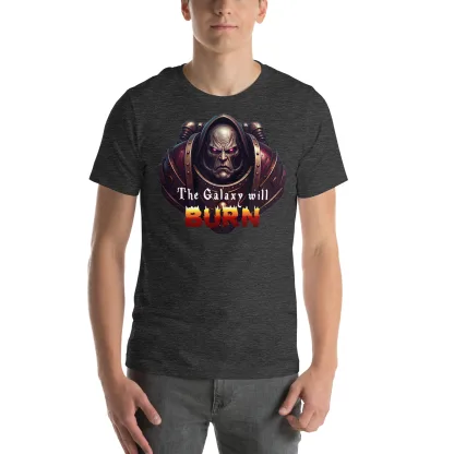 The Galaxy Will Burn Unisex T-Shirt – Embrace Chaos with Every Wear warhammer 40k space marine black legion