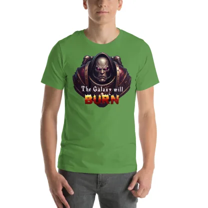 The Galaxy Will Burn Unisex T-Shirt – Embrace Chaos with Every Wear warhammer 40k space marine black legion