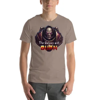 The Galaxy Will Burn Unisex T-Shirt – Embrace Chaos with Every Wear warhammer 40k space marine black legion