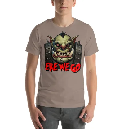 Ere We Go! Unisex Bella + Canvas 3001 T-Shirt for Ork Fans warhammer 40k warboss
