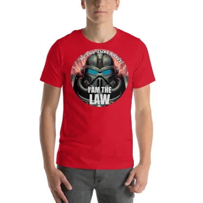 Necromunda Enforcer Unisex T-Shirt – Command Authority in the Underhive warhammer 40k adeptus arbites