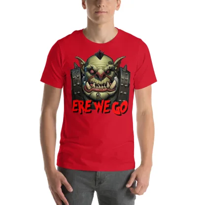 Ere We Go! Unisex Bella + Canvas 3001 T-Shirt for Ork Fans warhammer 40k warboss