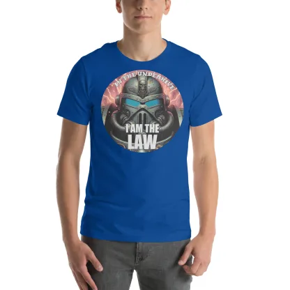 Necromunda Enforcer Unisex T-Shirt – Command Authority in the Underhive warhammer 40k adeptus arbites