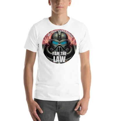 Necromunda Enforcer Unisex T-Shirt – Command Authority in the Underhive warhammer 40k adeptus arbites