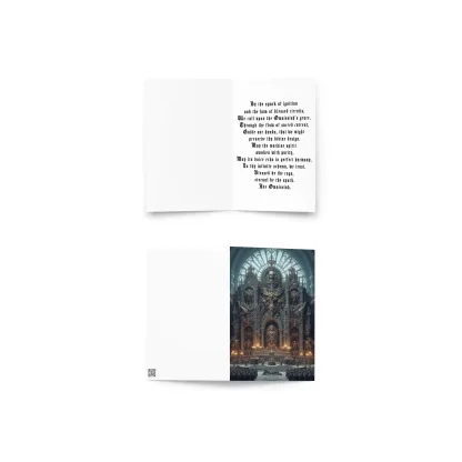 omnissiah warhammer 40k greeting birthday card