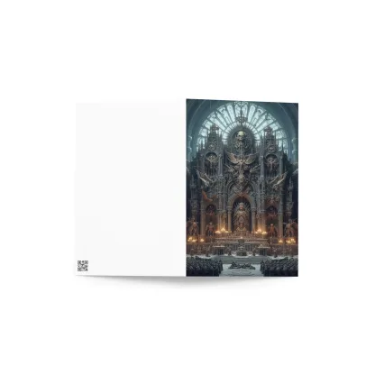 omnissiah warhammer 40k greeting birthday card