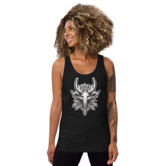 Grey Seer Skull Tank Top – Unisex Warhammer-Inspired Apparel