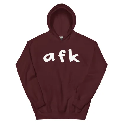 AFK Unisex Hoodie: The Perfect Gear for Gamers on a Break