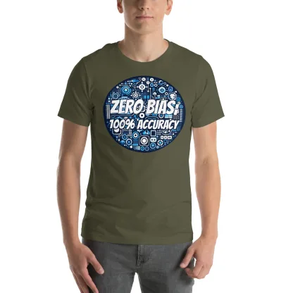 Zero Bias, 100% Accuracy – Machine Learning Unisex T-Shirt